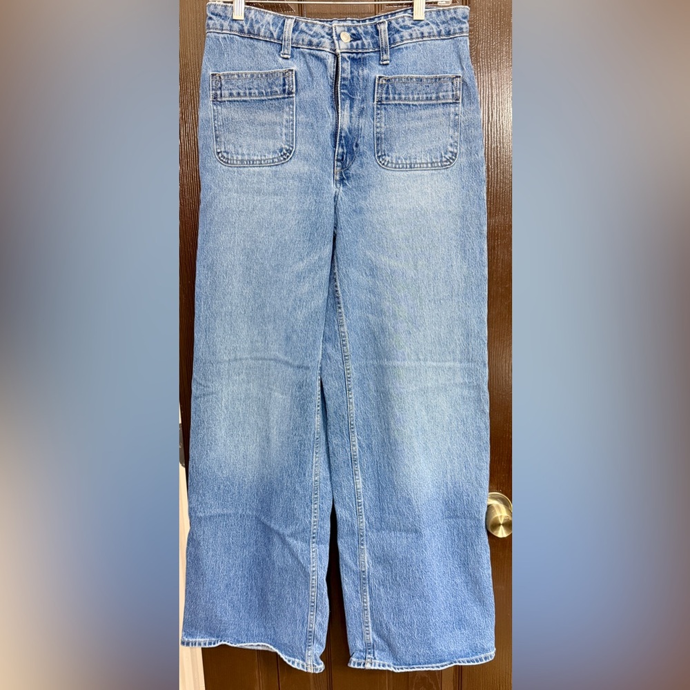 Free Assembly Light Blue Women's Wide Leg Jeans